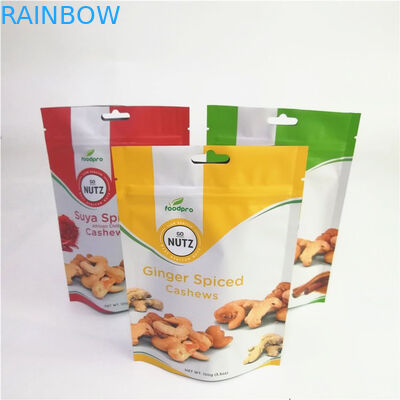 Matte Aluminum Foil Custom Accepted se levanta bolsas con la cremallera