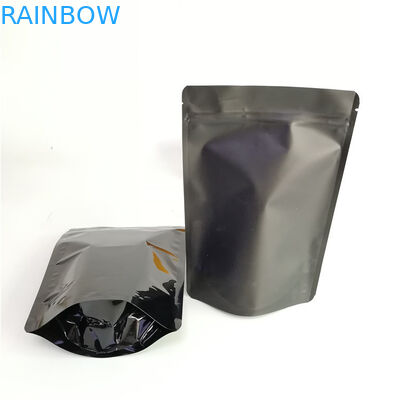 Soporte aceptado de encargo mate o brillante del papel de aluminio encima de bolsas con la cremallera