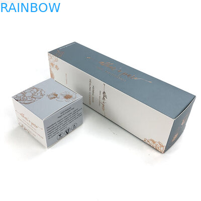 La caja de papel que empaqueta para el aceite esencial embotella la cartulina blanca de la hoja caliente de las pequeñas cajas