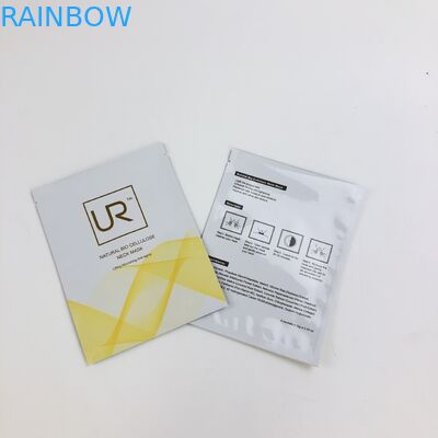 bolsa de empaquetado modificada para requisitos particulares del sellado caliente de la etiqueta 3 de la crema cosmética plana lateral de mylar