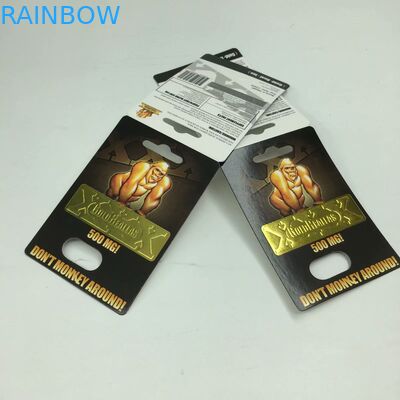 El papel modificado para requisitos particulares de la botella doble carda las cajas de papel para el empaquetado de las cápsulas de la píldora