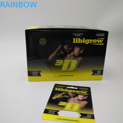 El papel modificado para requisitos particulares de la botella doble carda las cajas de papel para el empaquetado de las cápsulas de la píldora