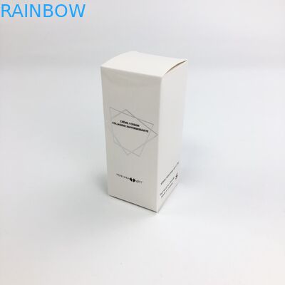 Cartulina blanca de sellado caliente de encargo al por mayor de Matt Film With 350g para el empaquetado cosmético de la caja de papel de la pestaña de la comida de la muestra