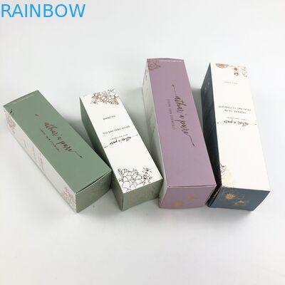 Cartulina blanca del grueso ULTRAVIOLETA brillante de encargo de Matt Film With 400g para la muestra cosmética Argan Oil Paper Box Packaging