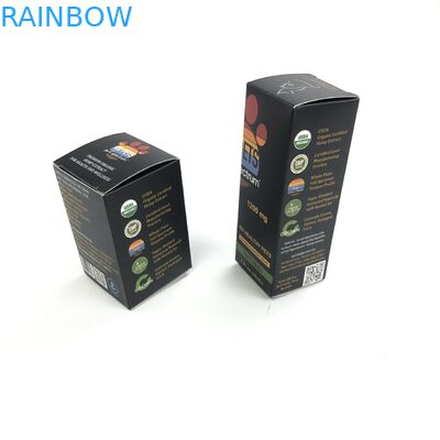 La película brillante de encargo con la cartulina blanca del grueso 400g para la medicina Spary embotella el empaquetado de la caja de papel de la joyería