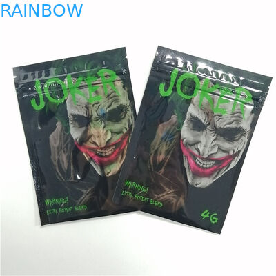 Bolsos de empaquetado 4g del incienso herbario de Cmyk 100microns