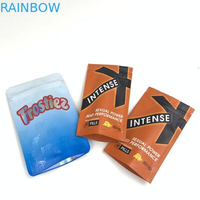 Del levantar bolsas que se puede volver a sellar de encargo con la cremallera para el empaquetado de aluminio de la bolsa de los alimentos para niños de la bolsita