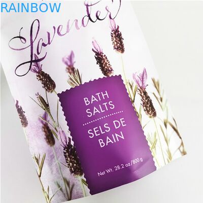 La muestra libre Digital que imprime el empaquetado de la sal de baño empaqueta el soporte que se puede volver a sellar encima del bolso del exfoliante corporal del café de la bolsa 200G