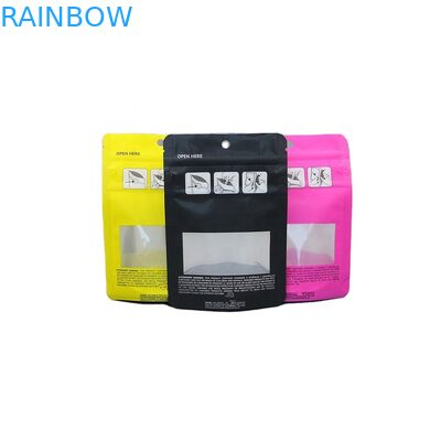 Bolsa Ziplock 200mic de Mylar del caramelo triple de la cremallera CBD