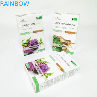 Cajas de presentación impresas modificadas para requisitos particulares del contador de la cartulina para la caja de la barra de chocolate de la barra de energía del caramelo