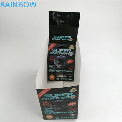 Tarjeta lenticular de empaquetado de la tarjeta 600k 700k de la ampolla del aumento de las píldoras del rinoceronte 3d de la píldora masculina del sexo