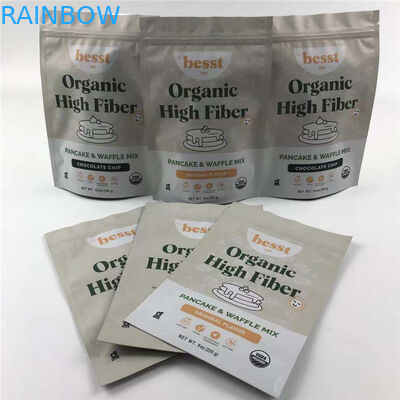 Levántese la bolsa de la cremallera con la ventana Doypack para las frutas secas