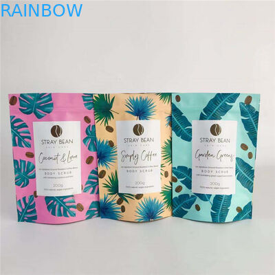 La aduana acepta el soporte encima de las bolsas de plástico de empaquetado de Mylar de los bolsos del almacenamiento del caramelo