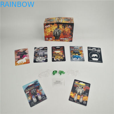 Fotograbado que imprime la cápsula del SWAG de la botella doble de la tarjeta de la ampolla de 90mic 3d