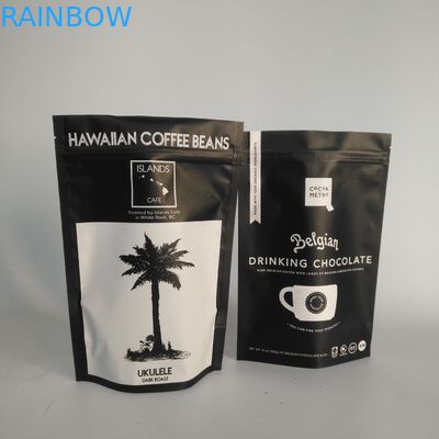 Bolso 100mircon de la cremallera del papel de aluminio de Matt Gold VMPET 300g