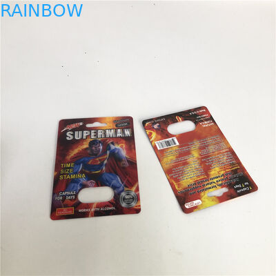 Tarjeta lenticular plástica de grabación en relieve 10m m de la ampolla 3d