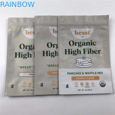 De Digitaces de la impresión del levantar bolsas para la bolsa seca del papel de aluminio de la fruta para el empaquetado de los bocados