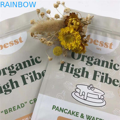 De Digitaces de la impresión del levantar bolsas para la bolsa seca del papel de aluminio de la fruta para el empaquetado de los bocados