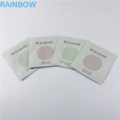 La aduana imprimió pequeños tres bolsos de empaquetado sellados lado con las pequeñas bolsitas de la cremallera para el empaquetado del té