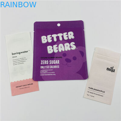 Bolso Ziplock de Mylar del papel de aluminio de VMPET MOPP 100mircon