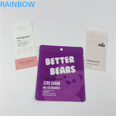 Bolso Ziplock de Mylar del papel de aluminio de VMPET MOPP 100mircon