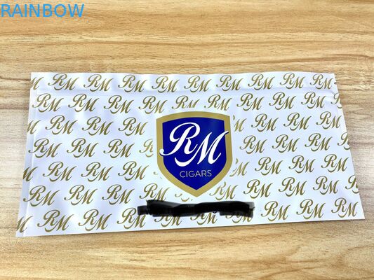 Los tres bolsos planos que se puede volver a sellar de Mylar del sello lateral ven con el empaquetado plástico de las bolsas de la comida de la mala hierba de las bolsas de la humedad del cigarro