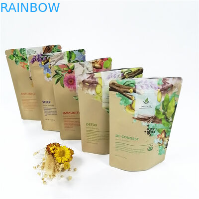 Moq bajo CMYK VMPET biodegradable se levanta la bolsa 100micron