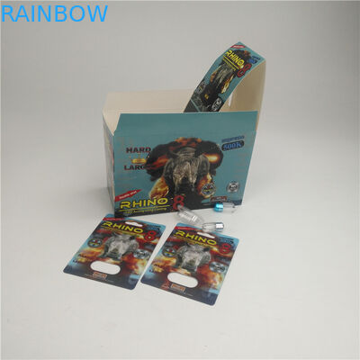 Tarjeta de la ampolla del SGS 200mic 3d para las píldoras masculinas 500K 600k