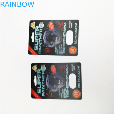 Rinoceronte 69 tarjetas 350g Whiteboard de la ampolla 3d con la caja de papel de la exhibición