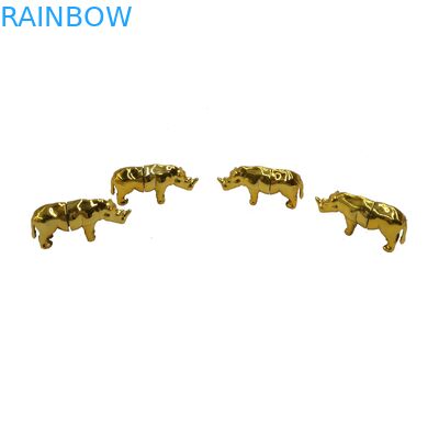 Rinoceronte 69 tarjetas 350g Whiteboard de la ampolla 3d con la caja de papel de la exhibición