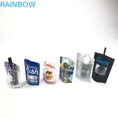 Logo For Wheat Flour Seed de encargo con Plastique del saco de Bolsa de la cremallera coloca para arriba la bolsa empaqueta la ventana cosmética