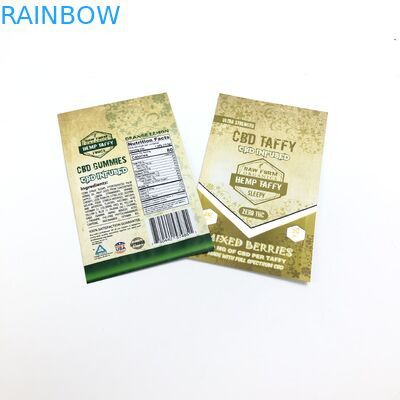 VMPET 4c que imprime 120 micrones de bolsas plásticas que empaquetan con el logotipo