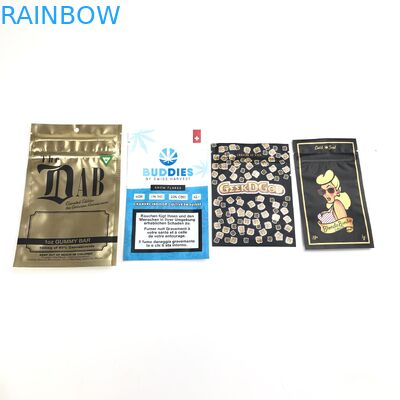 VMPET 4c que imprime 120 micrones de bolsas plásticas que empaquetan con el logotipo