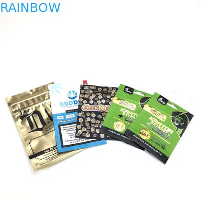 VMPET 4c que imprime 120 micrones de bolsas plásticas que empaquetan con el logotipo