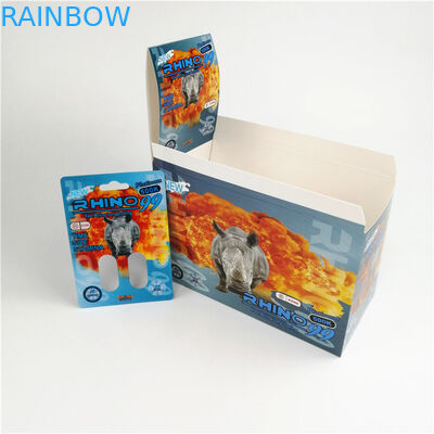 Rinoceronte de empaquetado 600K 700K de la pantera de la tarjeta estupenda de la ampolla