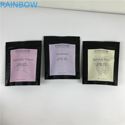 Bolsa de la hoja de la sal de baño de 32 onzas que empaqueta la bolsa que se puede volver a sellar del exfoliante corporal del café bolso/250g del soporte para arriba