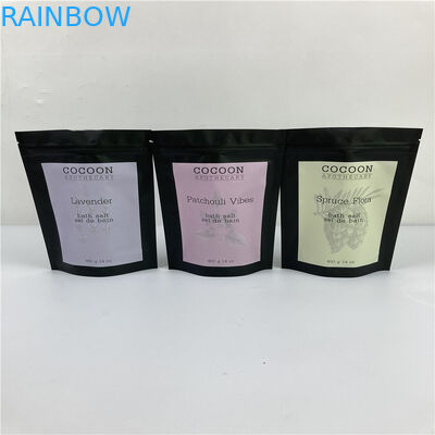 Bolsa de la hoja de la sal de baño de 32 onzas que empaqueta la bolsa que se puede volver a sellar del exfoliante corporal del café bolso/250g del soporte para arriba