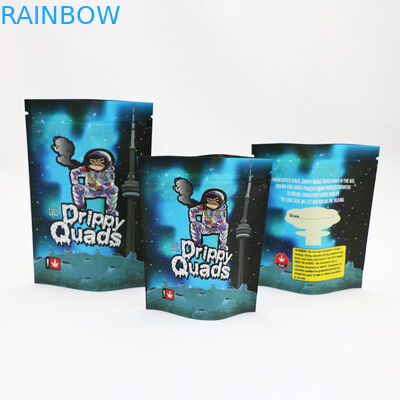 El olor de la cremallera de la hoja impermeabiliza el bolso de empaquetado de la mala hierba de CMYK Mylar