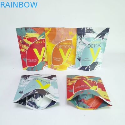 Bolsitas de té mates 50micron del papel de aluminio de CMYK VMPET para el té verde