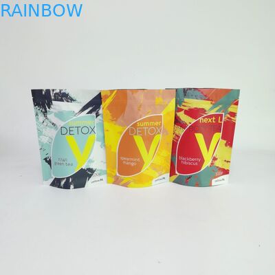 Bolsitas de té mates 50micron del papel de aluminio de CMYK VMPET para el té verde