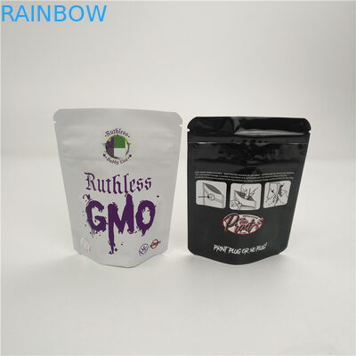 Bolso a prueba de niños de empaquetado de impresión de encargo de Mylar de las galletas del bolso 3.5g del aceite del cáñamo CBD de Canabies de la suave al tacto