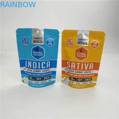 Bolso bajo 100micron de Mylar de la hoja de Moq 3.5g 7g VMPET Alunminum