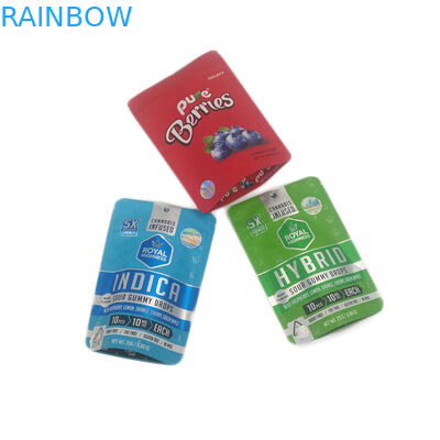 Bolsos del cáñamo del papel de aluminio del cáñamo 7g 3.5g de las flores