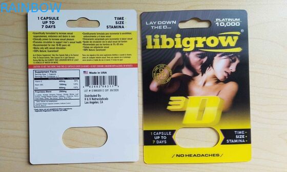 Arte de papel del grabado de la tarjeta de la ampolla del rinoceronte 69 del SGS 350g Whiteboard