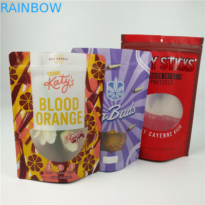 Impresión de empaquetado Ziplock del fotograbado del bolso de Edibles Mylar de la salida