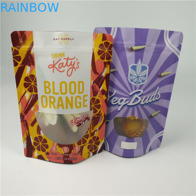 Impresión de empaquetado Ziplock del fotograbado del bolso de Edibles Mylar de la salida