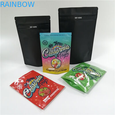 Fotograbado de Gummies que imprime la bolsa de empaquetado 3.5g 7g 14g del tabaco