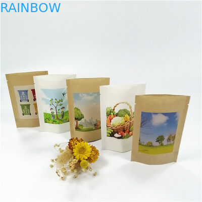 Kraft MOPP de papel VMPET coloca encima de bolsos Ziplock el 18x26cm