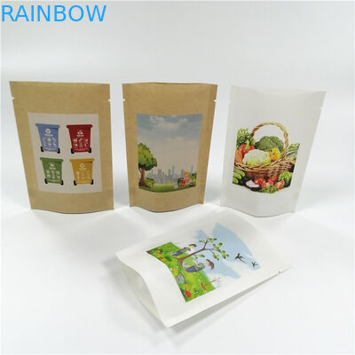 Kraft MOPP de papel VMPET coloca encima de bolsos Ziplock el 18x26cm