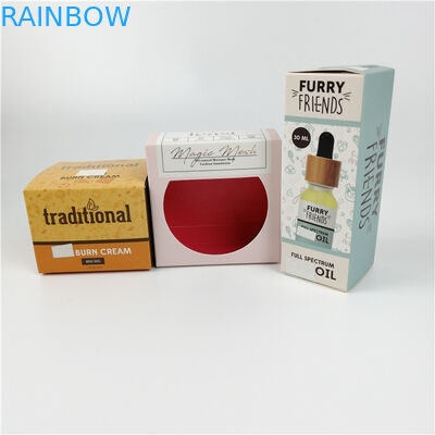 La aduana de sellado caliente de las galletas de la cartulina imprimió las cajas de papel con el logotipo privado